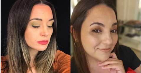 Modelos  con maquillaje de pieles blindadas y  “make up-no make up”, ambos realizado por Marilyn